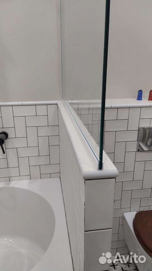 Стеклянные шторы для душа