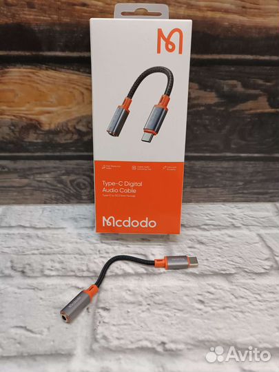 Переходник Type-C Aux 3.5mm Mcdodo новый Samsung