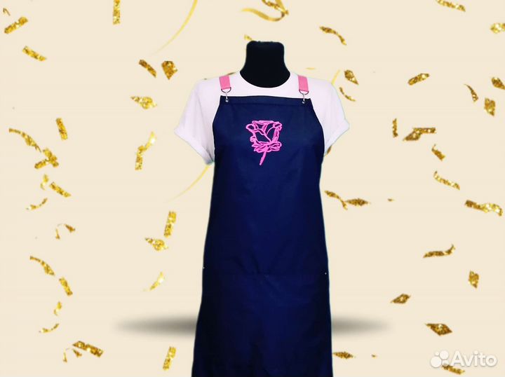 Фартук для флориста с логотипом