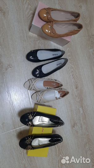 Балетки новые,38-39