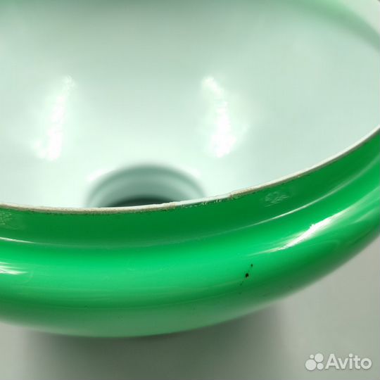 Винтажный зеленый плафон