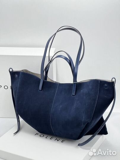 Сумка polene замшевая
