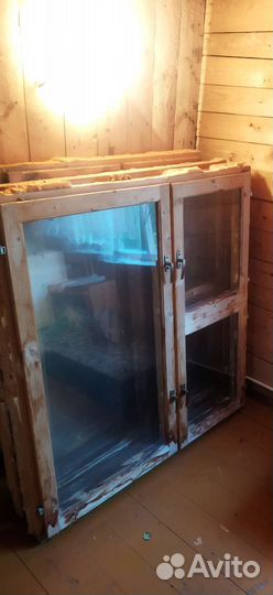 Окна деревянные б/у