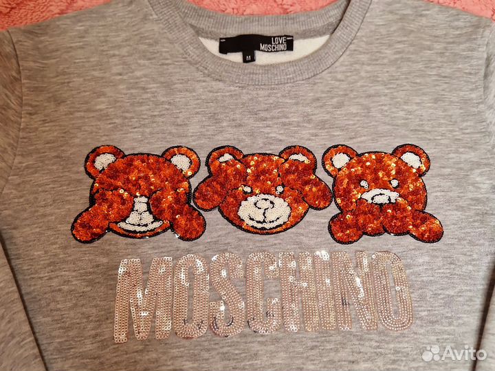 Свитшоты Love Moschino m и Vintage superdry m жен