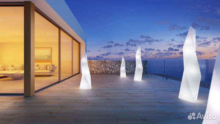 Ландшафтный 4D светильник для террасы Quaro