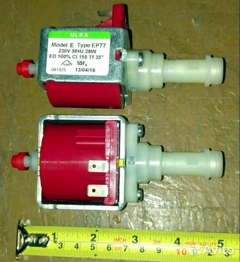 Насос ulka Ep77 28W 220V 900cc/min 4bar ED100 зам