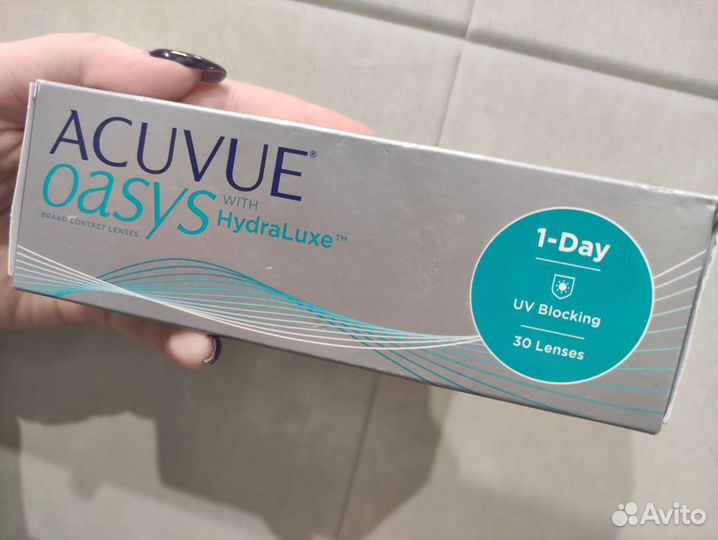 Линзы контактные acuvue oasys 1 day