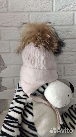 Шапка из шерсти мериноса 42