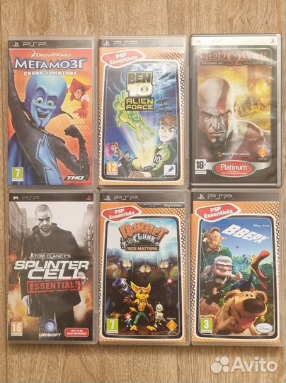 Диски для PSP