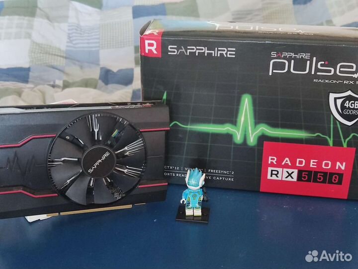 Видеокарта Rx 550 4gb