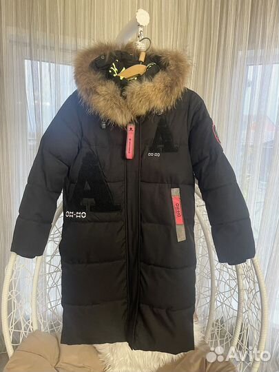 Пальто детское зимнее