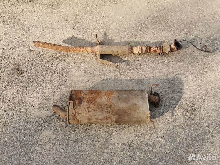 Глушитель на Kia Spektra