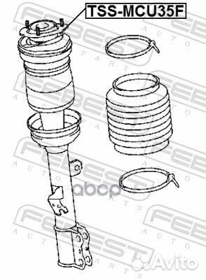 Опора переднего амортизатора tssmcu35F Febest