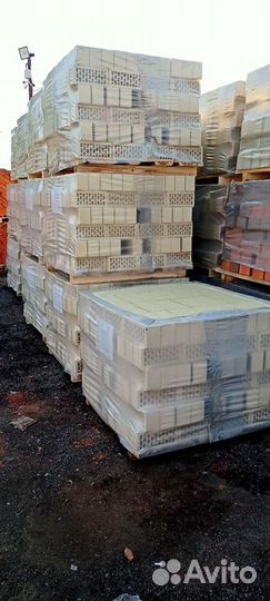 Кирпич облицовочный-полнотелый -2,1 нф блоки