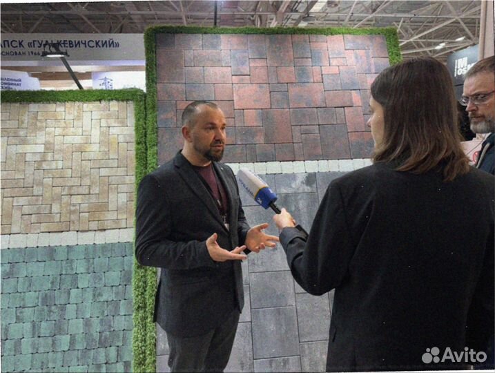 Тротуарная плитка с завода