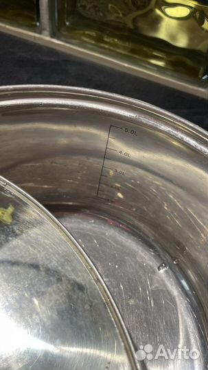 2 кастрюли из нержавейки и сотейник