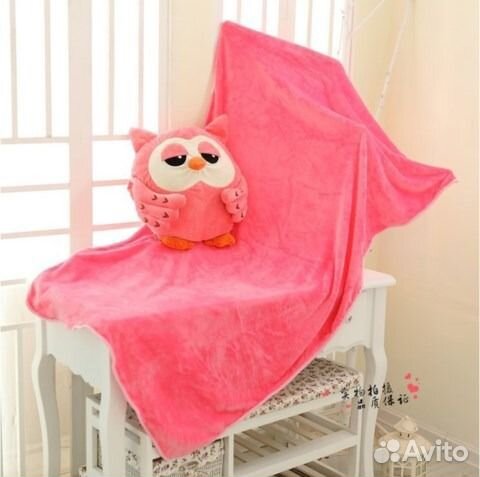 Сова с пледом 3 в 1