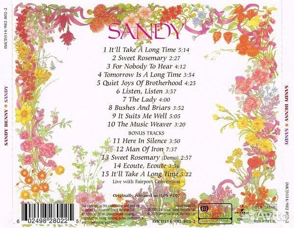 Sandy Denny - Sandy (CD)