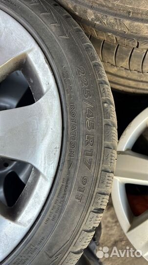 Зимние колеса 225 45 r17 на BMW e90