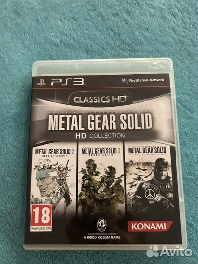 Metal gear solid hd collection ps3