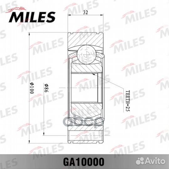 ШРУС alfa romeo 147/156/166/fiat