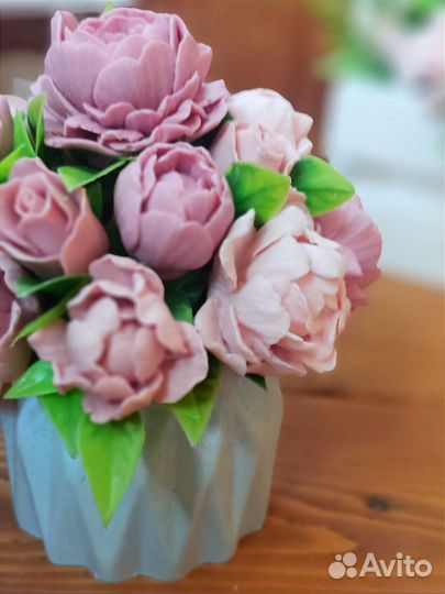 Интерьерный букет из мыла ручной работы