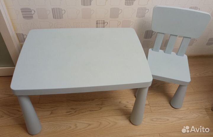 Детский стол и стул IKEA