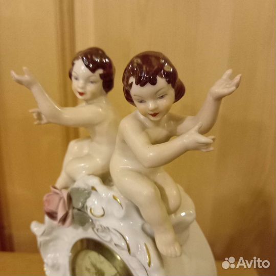 Часы фарфор Дрезден