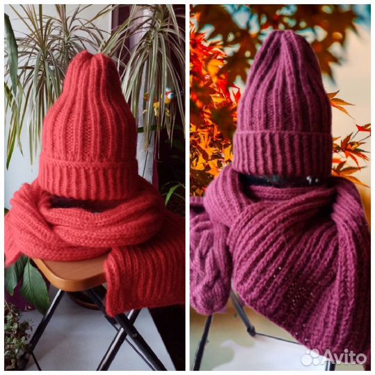 Шапка, шарф, варежки