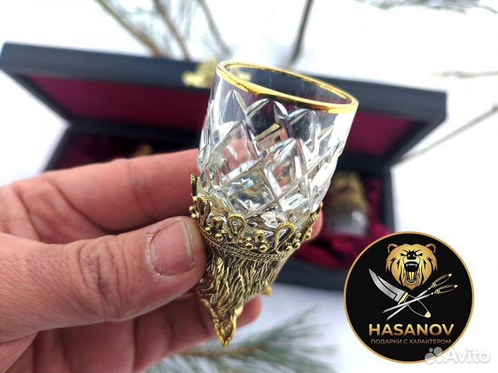 Подарок мужчине набор рюмок перевёртыши