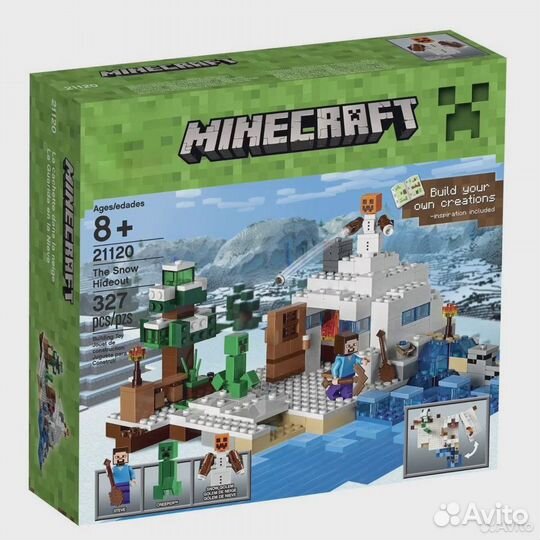 Аналог Minecraft (Снежное убежище - 21120)