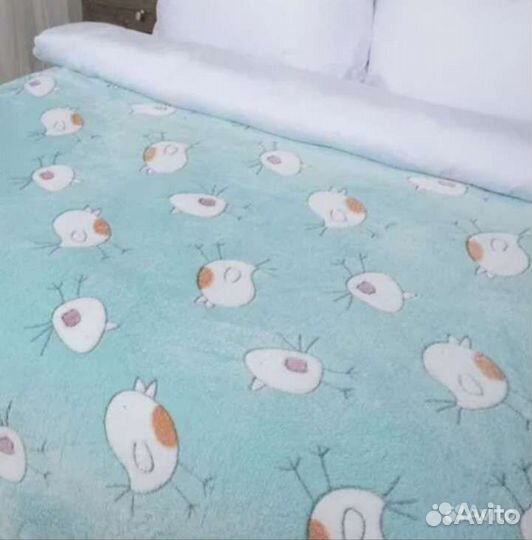 Одеяло байковое детское и плед детский