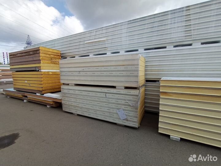 Сэндвич-панели 40000 м2 в наличии