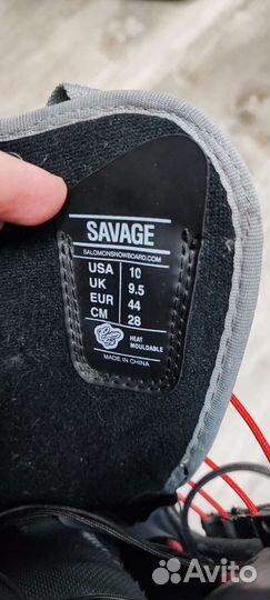 Сноубордические ботинки Salomon Savage 44
