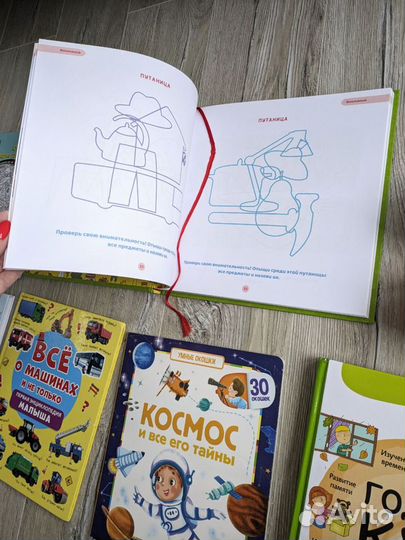 Детские книги (развивающие, с окошками)