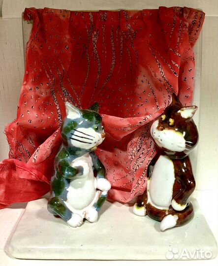 Коты. Керамика ручной работы. Прекрасный подарок