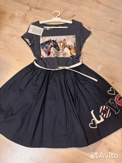 Платье 140 маленькая леди новое