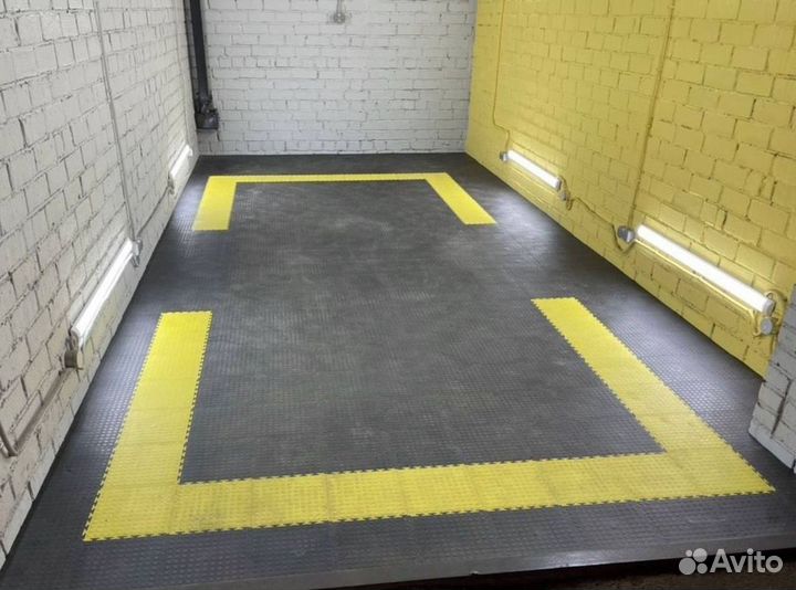 Модульная пвх плитка для склада