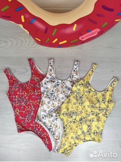 Купальник белый новый S