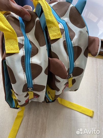 Рюкзак детский с поводком для двойни