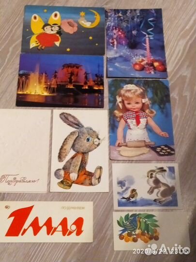 Открытки СССР с 1955 -1985 год