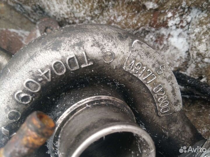 Турбина на Мицубиси Галант 2.0TD 1993 г.в