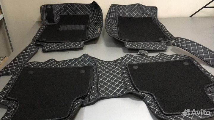 3D Коврики Range Rover Салон Багажник из Экокожи