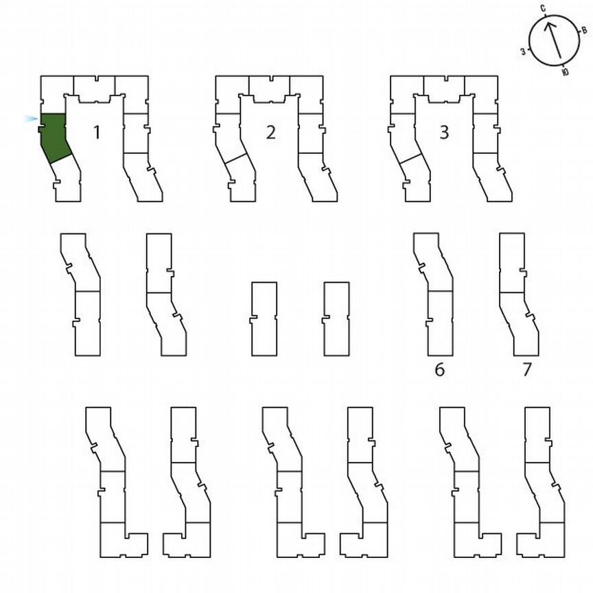 1-к. квартира, 37,4 м², 2/3 эт.