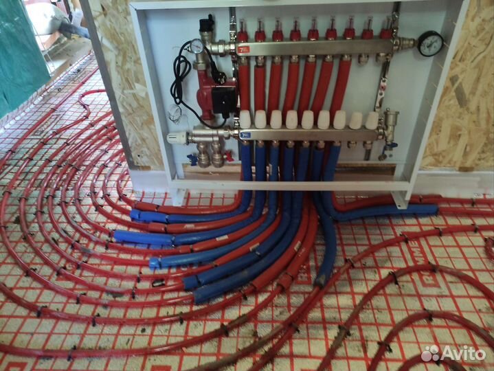 Монтаж отопления в частном доме