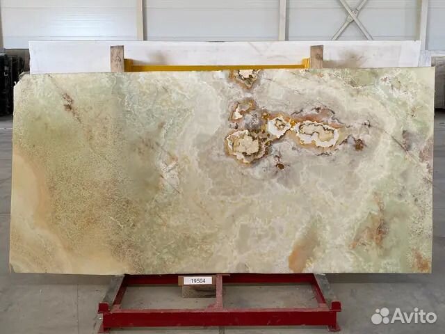 Оникс onice light green, Слэб 20 мм