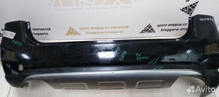 Бампер задний Hyundai Santa Fe 2 рест 09-12 oem 86