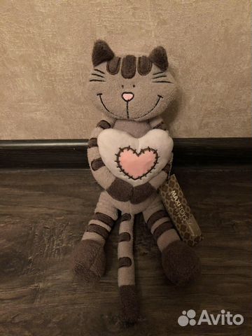 Игрушки с сердцами Котик,бегемотик,лягушка