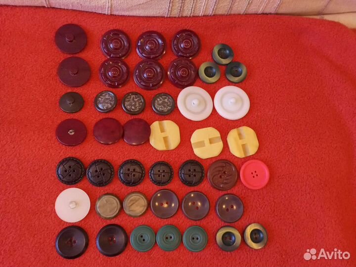 Старинные пуговицы, наперстки