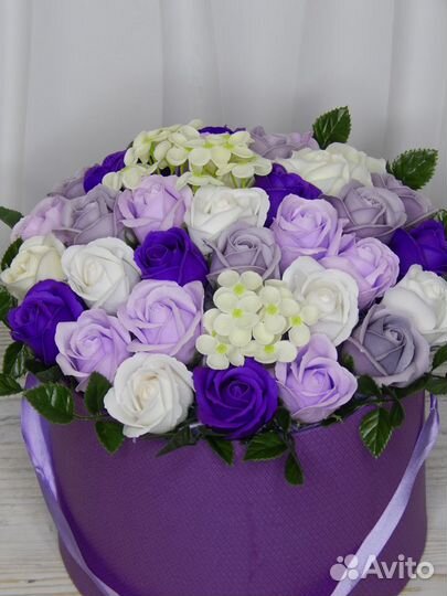 Мыльный букет из роз